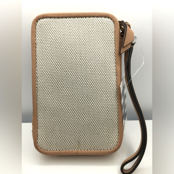 NWT Henri Bendel || Canvas Card Wallet Wristlet || Minor FLAWS - Picture 8 of 12